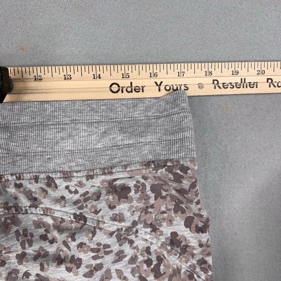 Athleta Track Suit Set Womens Large Gray Leopard Balance Hoodie Jacket Jogger - Picture 11 of 16